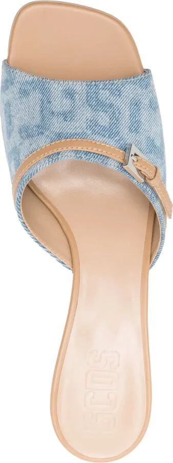 60mm Monogram-Pattern Leather Sandals - Image 4