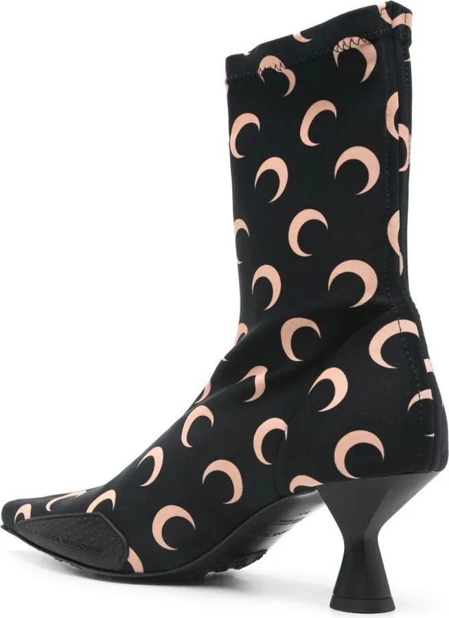 60mm Moon-printed Jersey Boots - Image 3