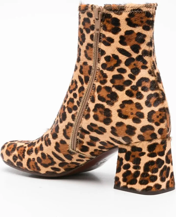 60mm Muki leopard-print block-heel ankle boots - Image 3