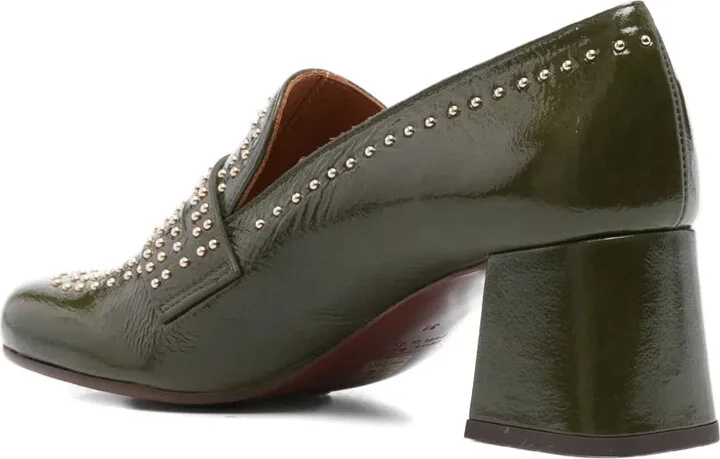 60mm Muleah studded block-heel pumps - Image 3
