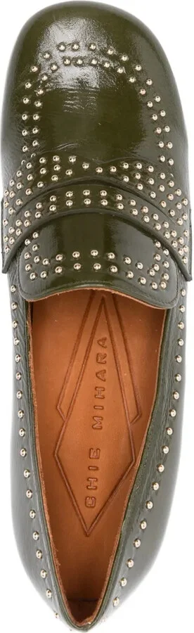 60mm Muleah studded block-heel pumps - Image 4