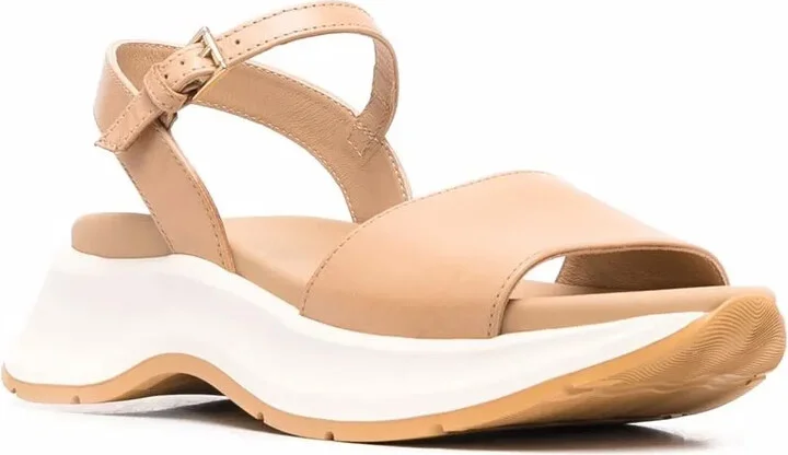 60mm Open-Toe Leather Sandals - Image 2