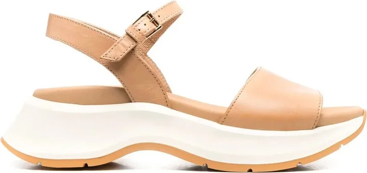 60mm Open-Toe Leather Sandals