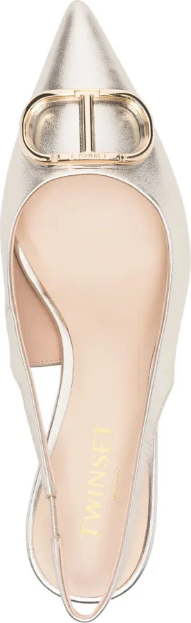 60mm Oval T slingback pumps - Image 4