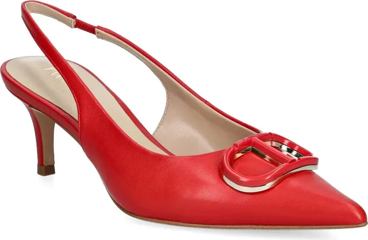 60mm Oval T slingback pumps - Image 2