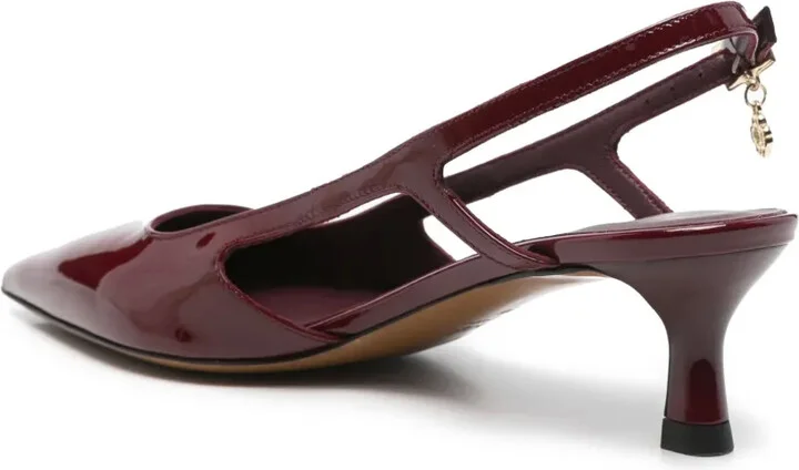 60mm Patent-Leather Slingback Pumps - Image 3