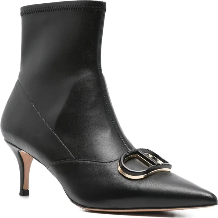 60mm Pointed-Toe Ankle Boots - Image 2