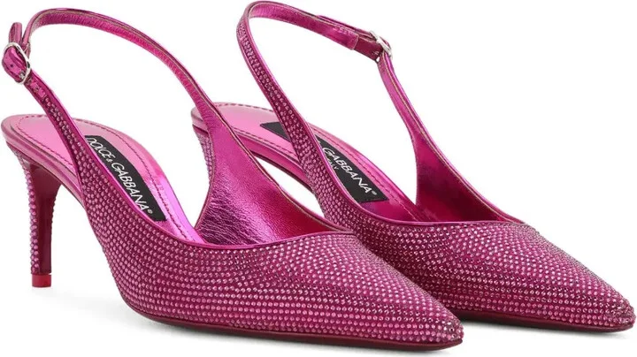 60mm Rhinestone-Embellished Slingback Pumps - Image 2