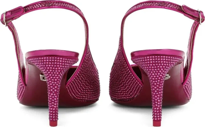 60mm Rhinestone-Embellished Slingback Pumps - Image 3