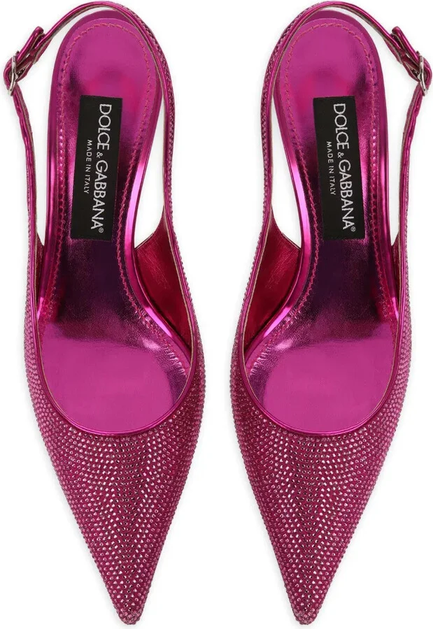 60mm Rhinestone-Embellished Slingback Pumps - Image 4