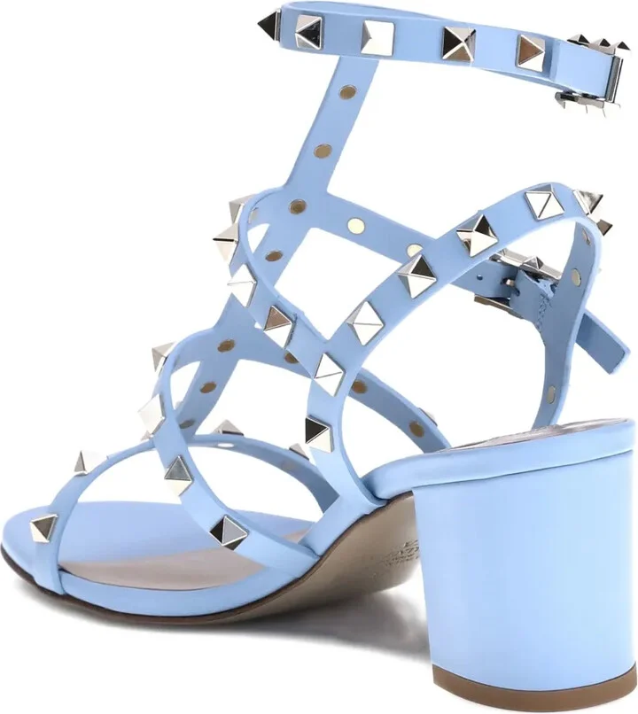 60mm Rockstud block-heel sandals - Image 3