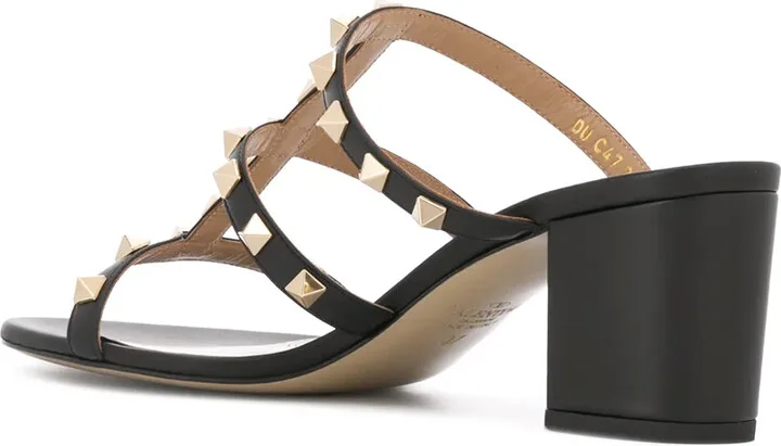 60mm Rockstud leather sandals - Image 3