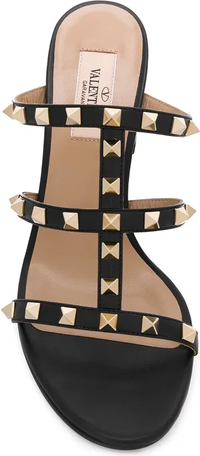 60mm Rockstud leather sandals - Image 4