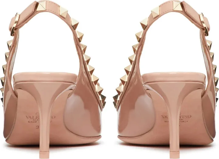 60mm Rockstud slingback pumps - Image 3