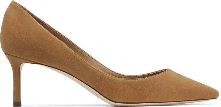 60mm Romy suede pumps