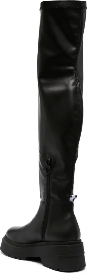 60mm Round-Toe Leather Boots - Image 3