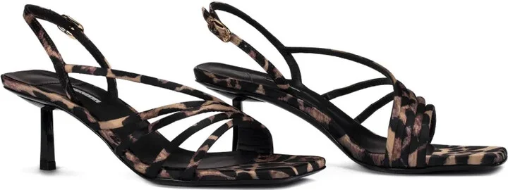 60mm Scarlet leopard-print sandals - Image 2