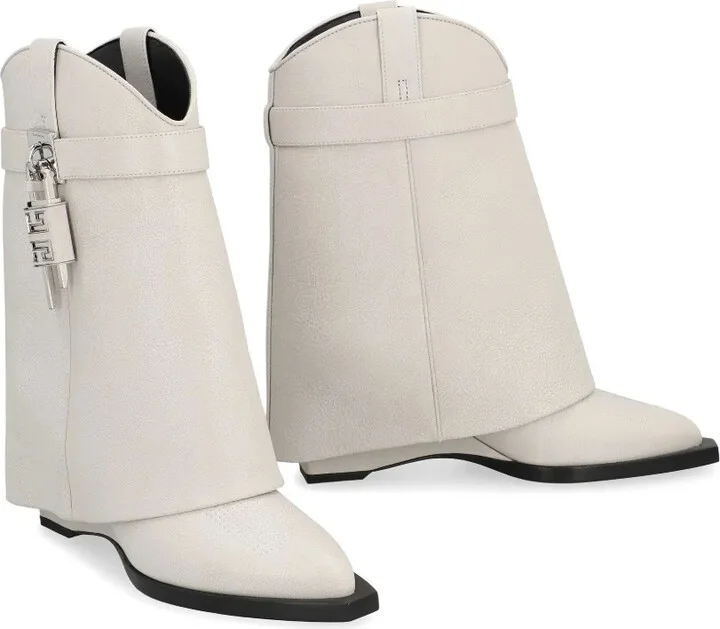 60mm Shark Lock Cowboy leather boots - Image 2