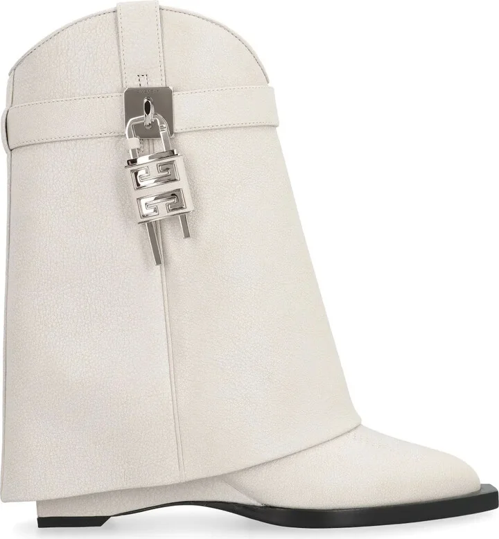 60mm Shark Lock Cowboy leather boots
