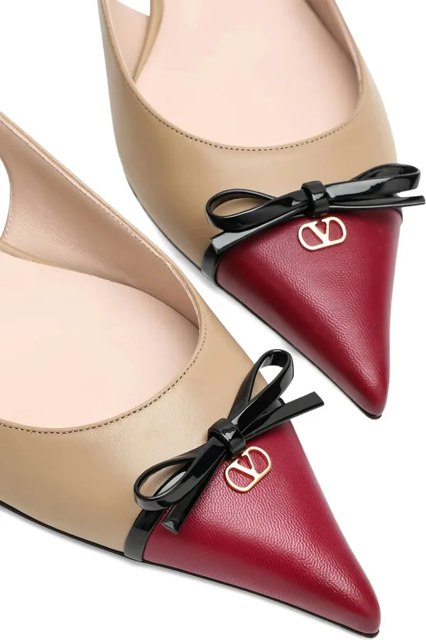 60mm Slingback Bow Pumps - Image 4