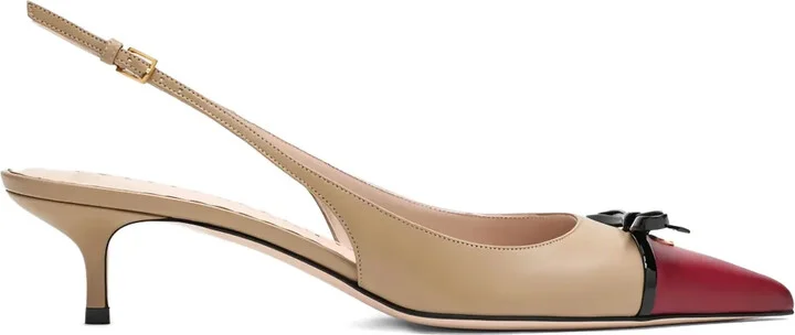 60mm Slingback Bow Pumps