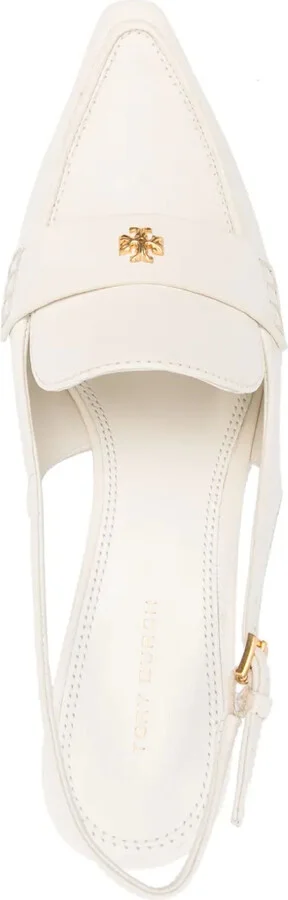 60mm Slingback Leather Pumps - Image 4