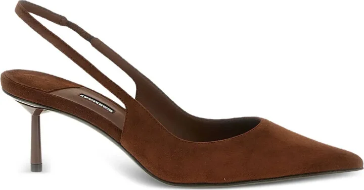 60mm Slingback Pointed-Toe Pumps