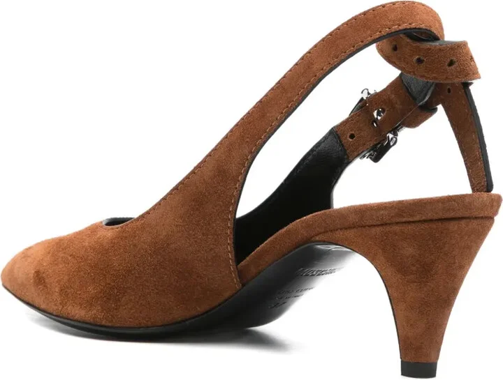 60mm Slingback Suede Pumps - Image 3