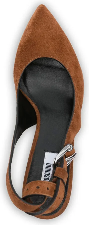 60mm Slingback Suede Pumps - Image 4