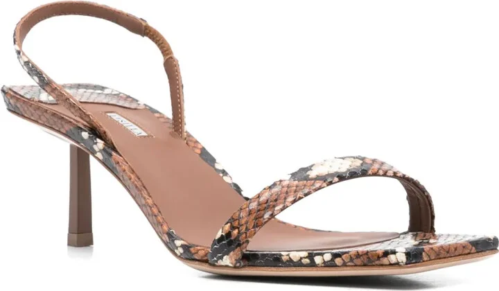 60mm Snake-Print Sandals - Image 2