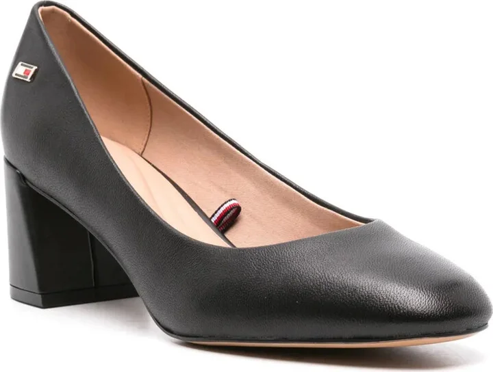 60mm Square-Toe Leather Pumps - Image 2