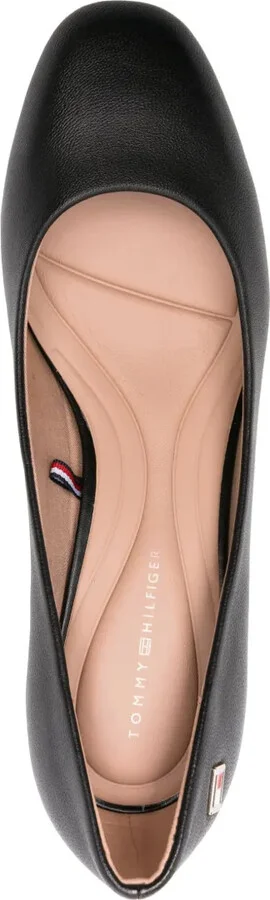 60mm Square-Toe Leather Pumps - Image 4