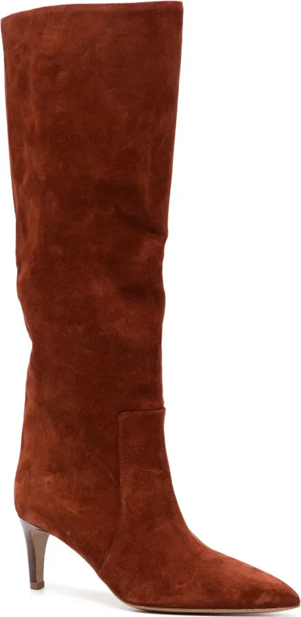 60mm Stilleto suede boots - Image 2