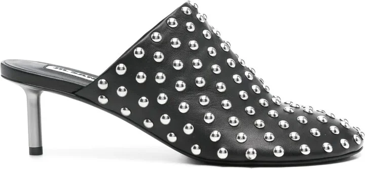 60mm Stud-Embellished Mules