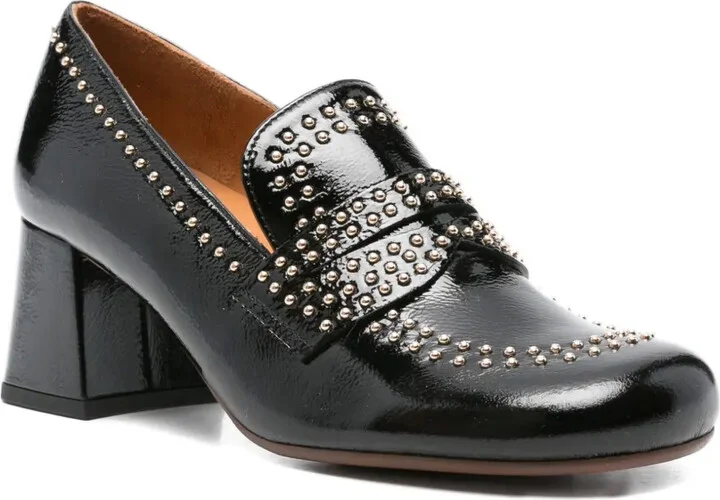 60mm Studded Block-Heel Pumps - Image 2
