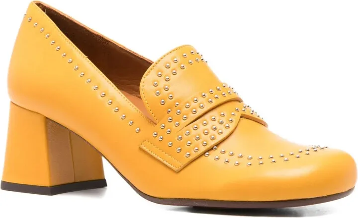 60mm Studded Block-Heel Pumps - Image 2