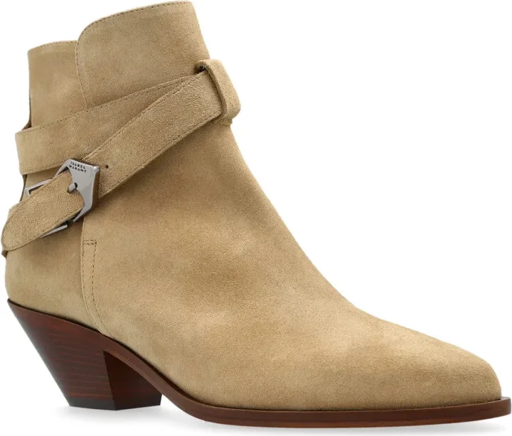 60mm Suede Ankle Boots - Image 2