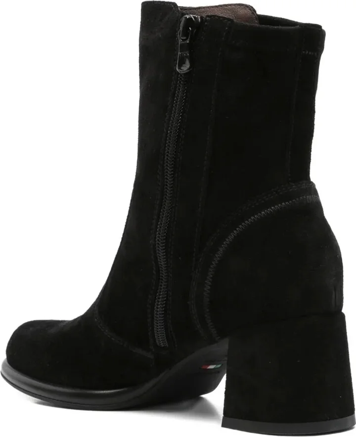 60mm Suede Block-Heel Boots - Image 3