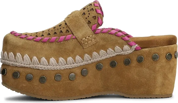 60mm Suede Clogs - Image 3