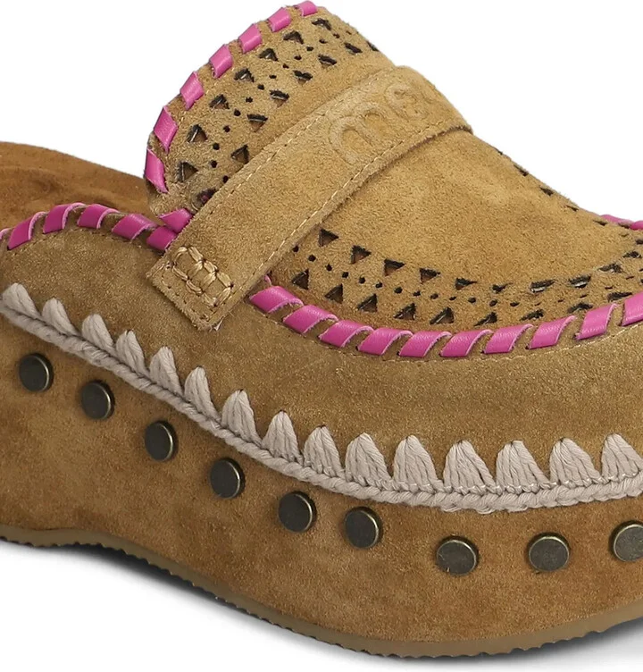 60mm Suede Clogs - Image 5