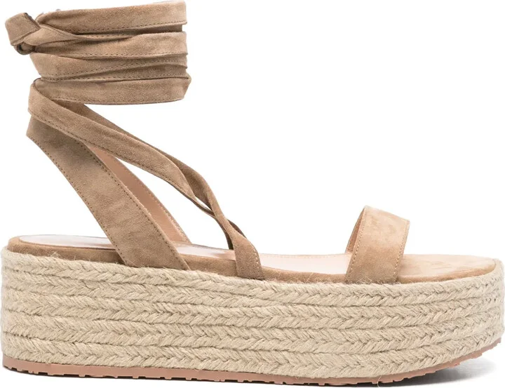 60mm Suede Espadrilles