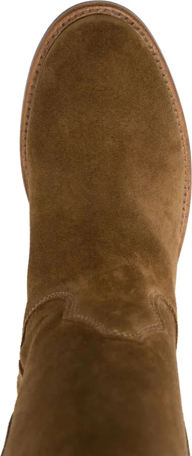 60mm Suede Leather Boots - Image 4