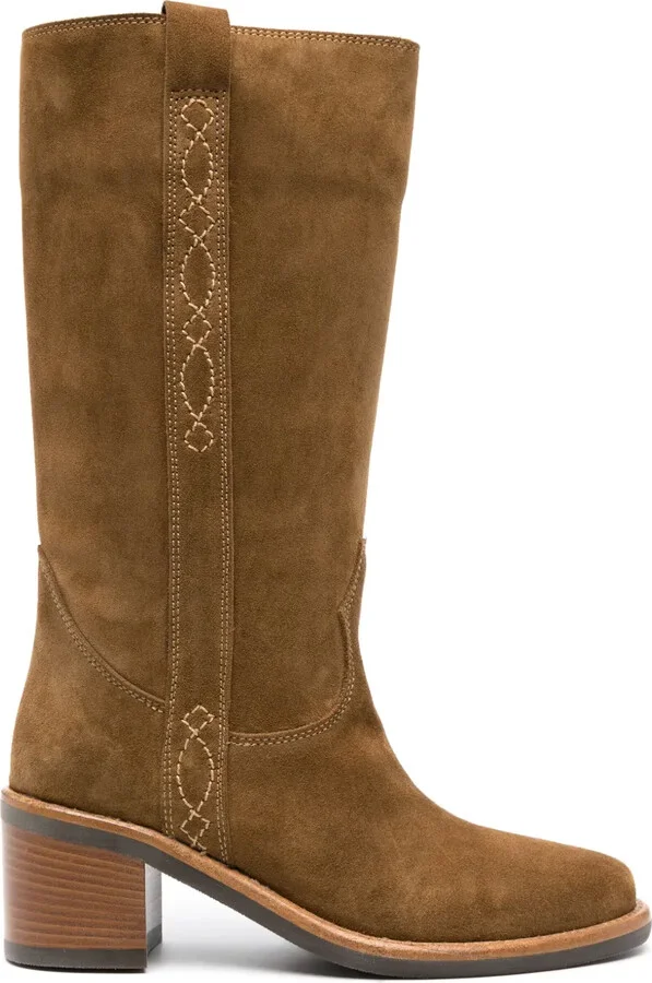 60mm Suede Leather Boots
