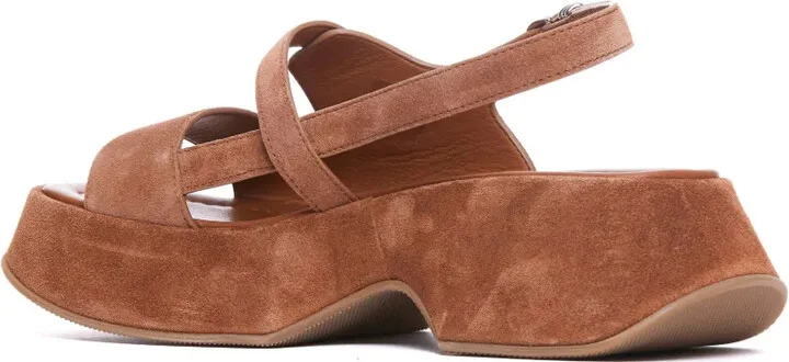 60mm Suede Sandals - Image 3