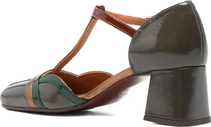 60mm T-bar block-heel pumps - Image 3