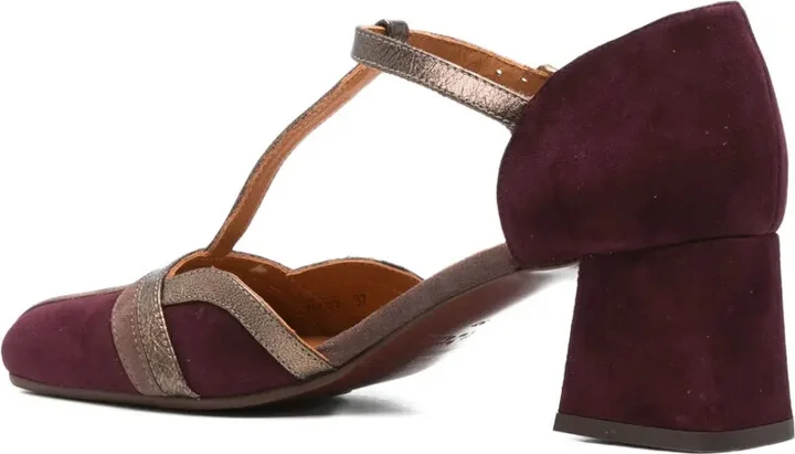 60mm T-Bar Block-Heel Pumps - Image 3