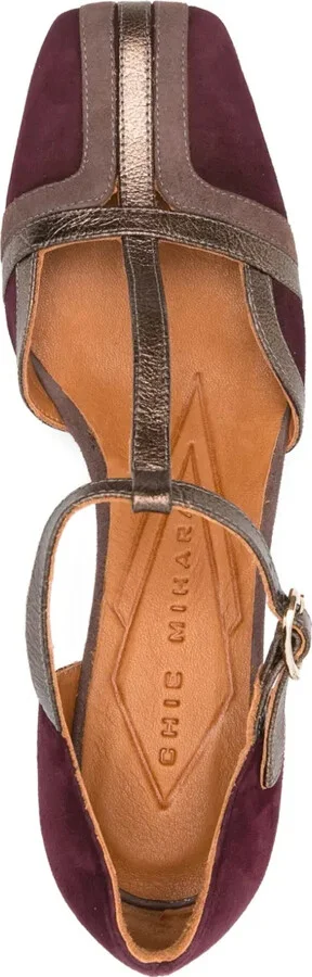 60mm T-Bar Block-Heel Pumps - Image 4