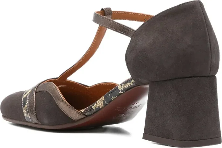 60mm T-Bar Block-Heel Sandals - Image 3