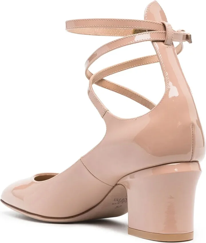 60mm Tan-Go patent leather pumps - Image 3