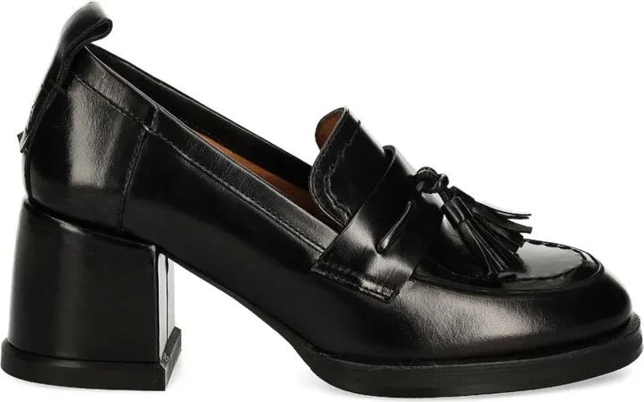 60mm Tassel Block-Heel Pumps